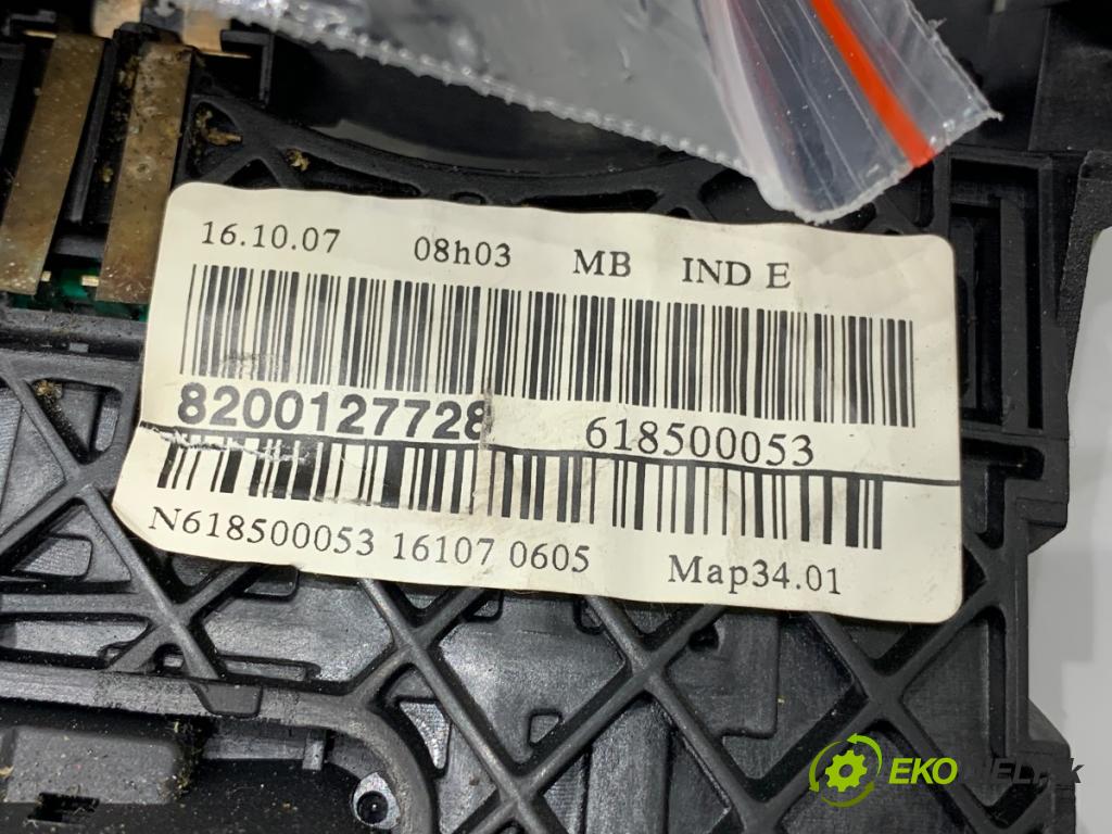 RENAULT SCÉNIC II nadwozie wielkoprzestrzenne (MPV) 2004 99 kW 2.0 (JM05, JM0U, JM1N, JM1U, JM2V) 1998 Prepínač kombinovaný 8200127728 (Prepínacie páčky pod volantom)