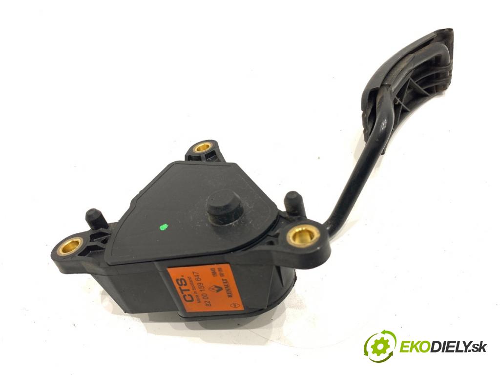 RENAULT SCÉNIC II nadwozie wielkoprzestrzenne (MPV) 2004 99 kW 2.0 (JM05, JM0U, JM1N, JM1U, JM2V) 1998 Potenciometer plynu 8200159647 (Potenciometer plynového pedálu)