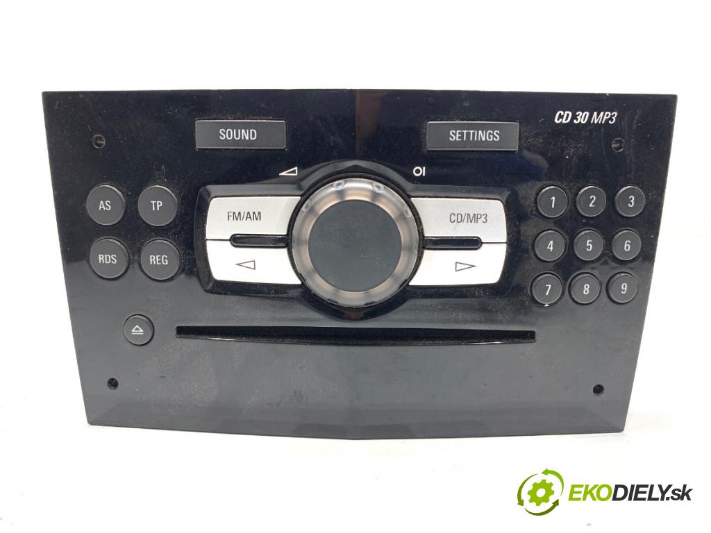 OPEL CORSA D liftback 2006 66 kW 1.3 CDTI (L08, L68) 1248 RADIO 13289921 (Audio zariadenie)