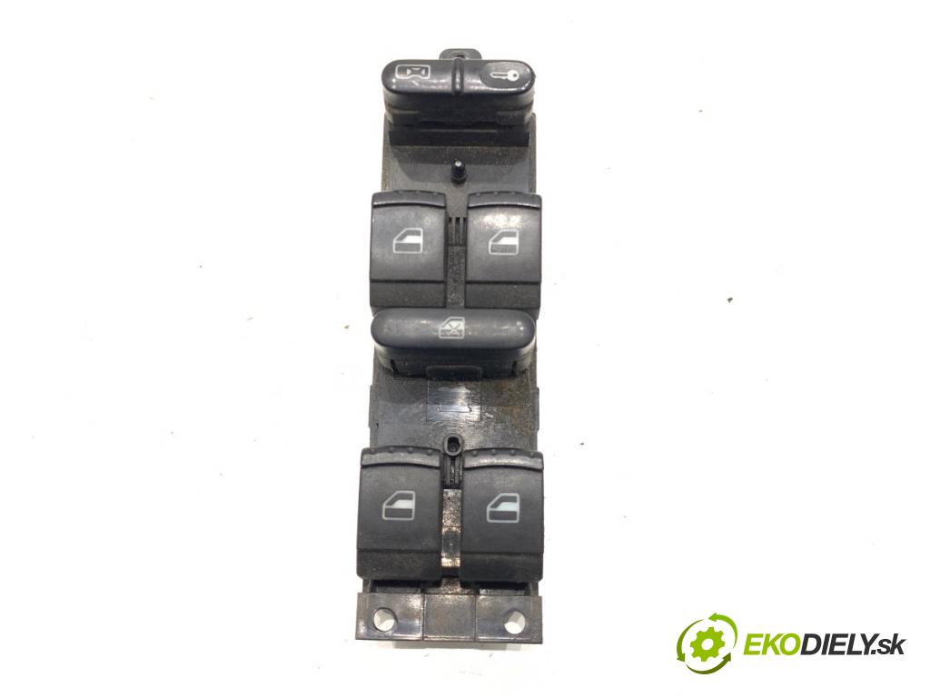 SKODA OCTAVIA I liftback 2003 85 kW 2.0 1984 Prepínač okien 1J4959857C (Prepínacie páčky pod volantom)