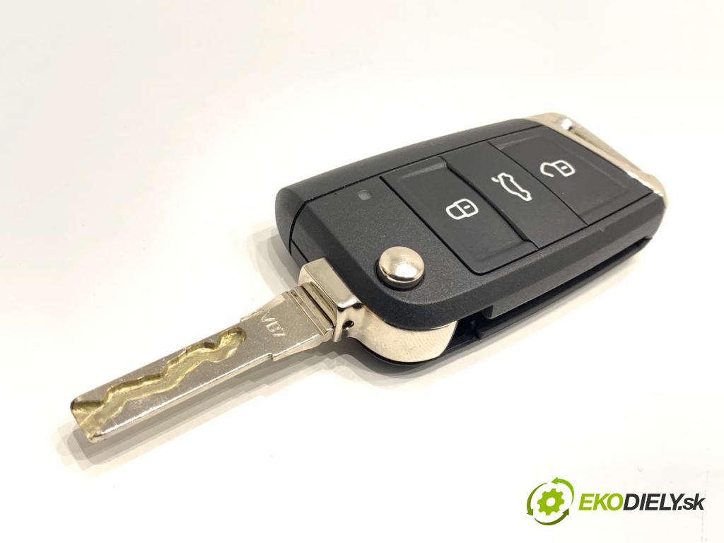 VW GOLF VII liftback 2014 90 kW 1.4 TSI 1395 kľúč DÁLKOVÝ: 5G0959752BC