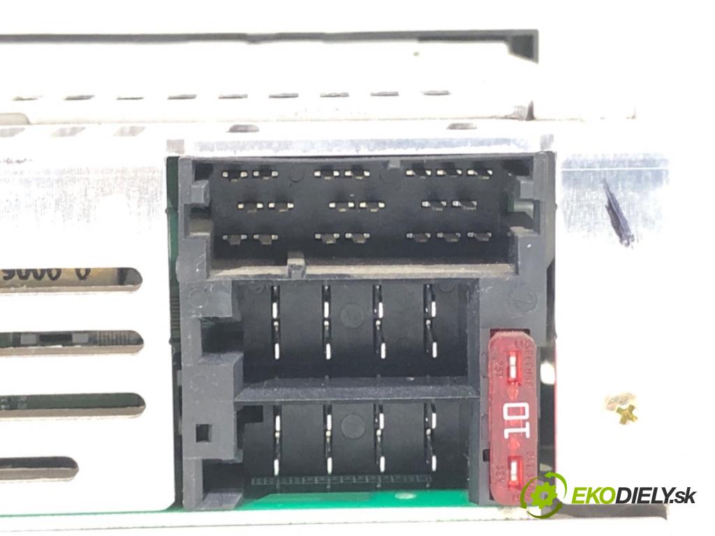 CITROEN C3 I liftback 2005 50 kW 1.4 HDi 1398 RADIO 96565718XT (Audio zariadenie)