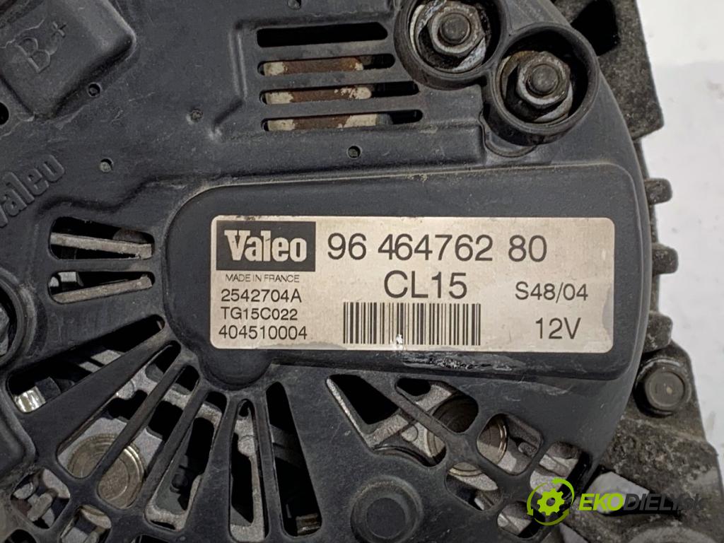 CITROEN C3 I liftback 2005 50 kW 1.4 HDi 1398 Alternátor 9646476280 (Alternátor)