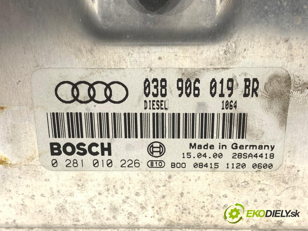 AUDI A4 B5 Kombi 2000 85 kW 1.9 TDI 1896 riadiaca jednotka Motor 038906019BR (Riadiaca jednotka)
