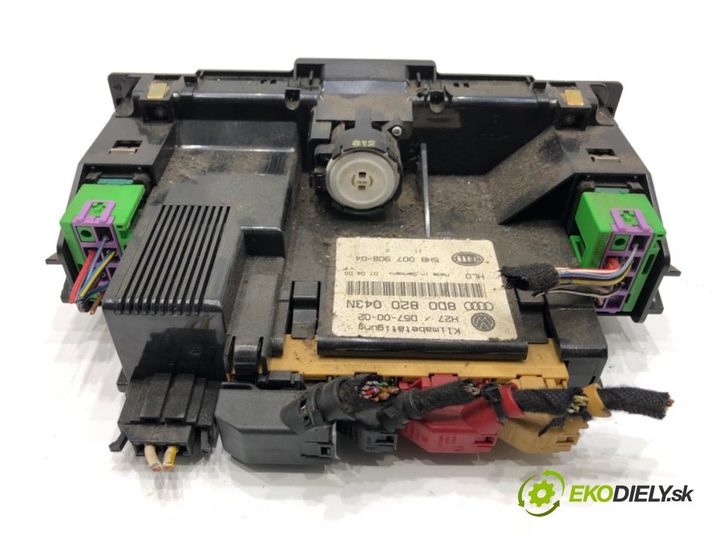 AUDI A4 B5 Kombi 2000 85 kW 1.9 TDI 1896 Panel ovládania kúrenia 8D0820043N (Prepínacie páčky pod volantom)