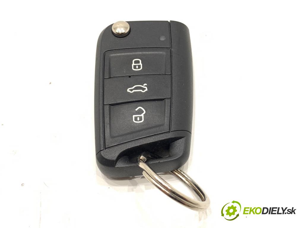 VW GOLF VII Kombi 2015 81 kW 1.6 TDI 1598 kľúč DÁLKOVÝ: 5G0959752BA