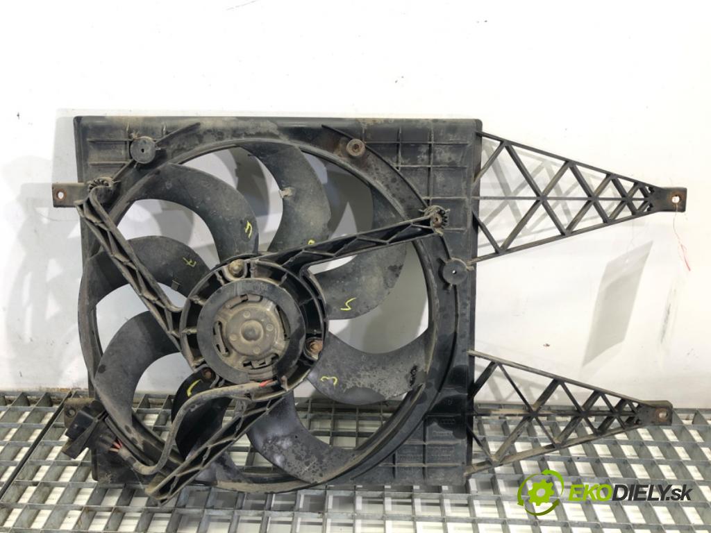 VW POLO IV 9N liftback 2006 55 kW 1.4 16V 1390 Ventilátor chladiča 6Q0121207 (Ventilátor)