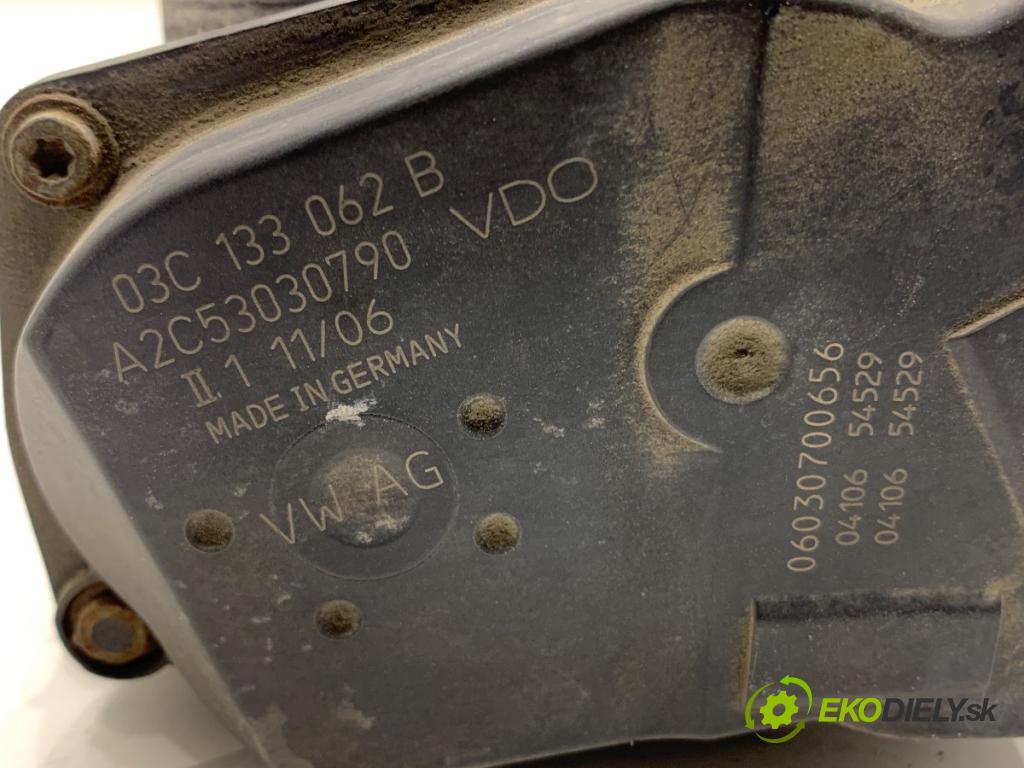 VW POLO IV 9N liftback 2006 55 kW 1.4 16V 1390 Škrtiaca klapka 03C133062B (Škrtiaca klapka)