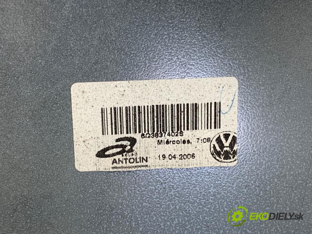 VW POLO IV 9N liftback 2006 55 kW 1.4 16V 1390 Mechanizmus okna pravy predný 6Y2959801