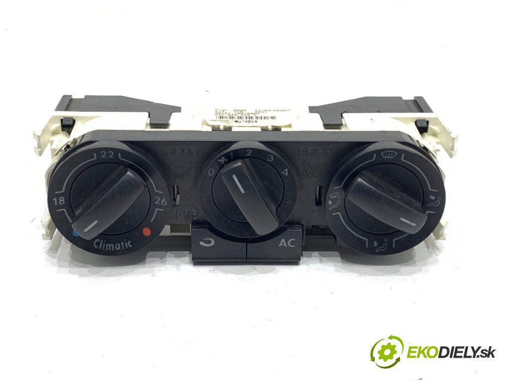 VW POLO IV 9N liftback 2006 55 kW 1.4 16V 1390 Panel ovládania kúrenia 6Q0820045G (Prepínacie páčky pod volantom)