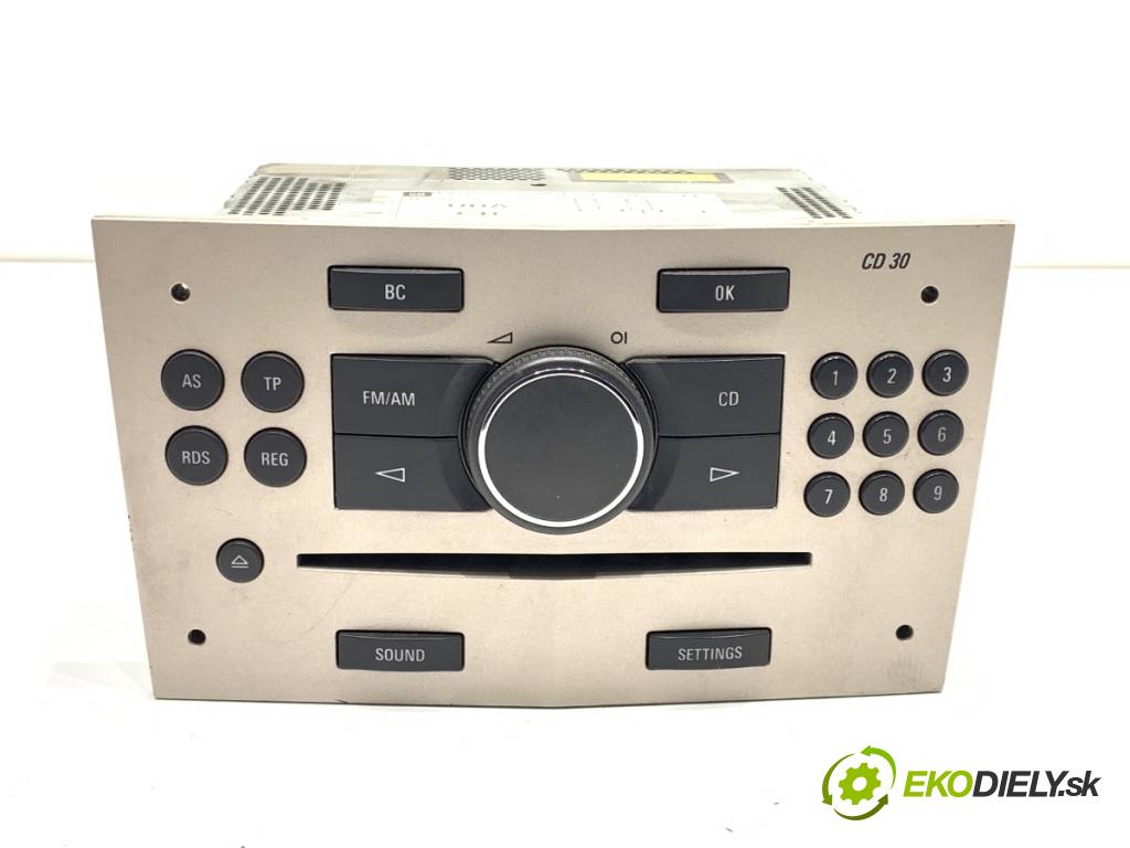 OPEL ASTRA H liftback 2007 66 kW 1.3 CDTI (L48) 1248 RADIO 13263051 (Audio zariadenie)