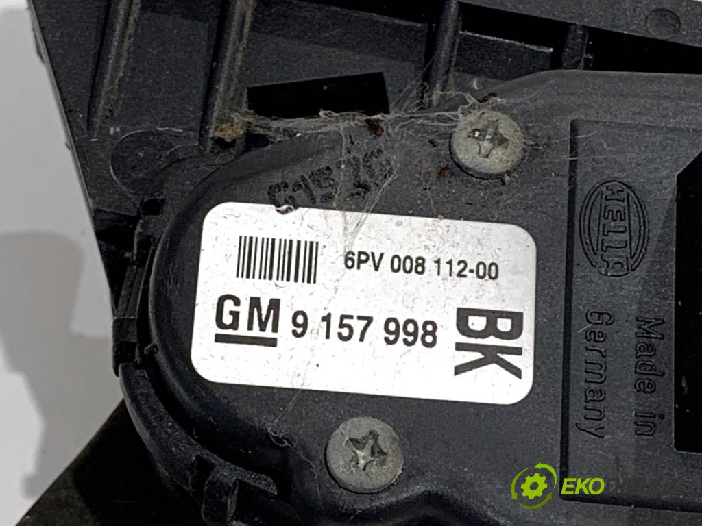 OPEL ASTRA H liftback 2007 66 kW 1.3 CDTI (L48) 1248 potenciometr plynového pedálu 9157998 (Potenciometr plynového pedálu)