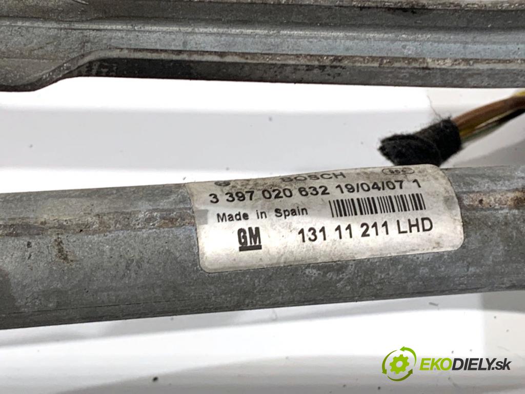 OPEL ASTRA H liftback 2007 66 kW 1.3 CDTI (L48) 1248 Mechanizmus stieračov predný 13111211 (Motorček stieračov predný)