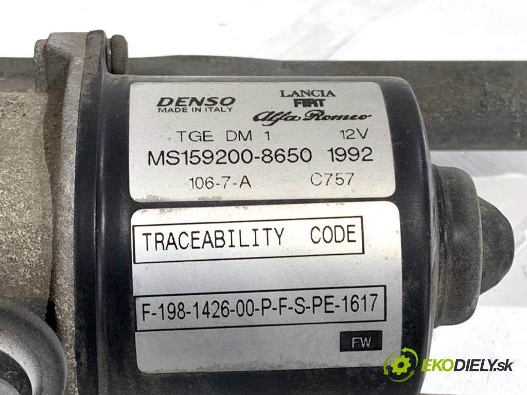 FIAT BRAVO II liftback 2007 88 kW 1.9 D Multijet (198AXB1A) 1910 Mechanizmus stieračov predný MS159200-8650 (Motorček stieračov predný)