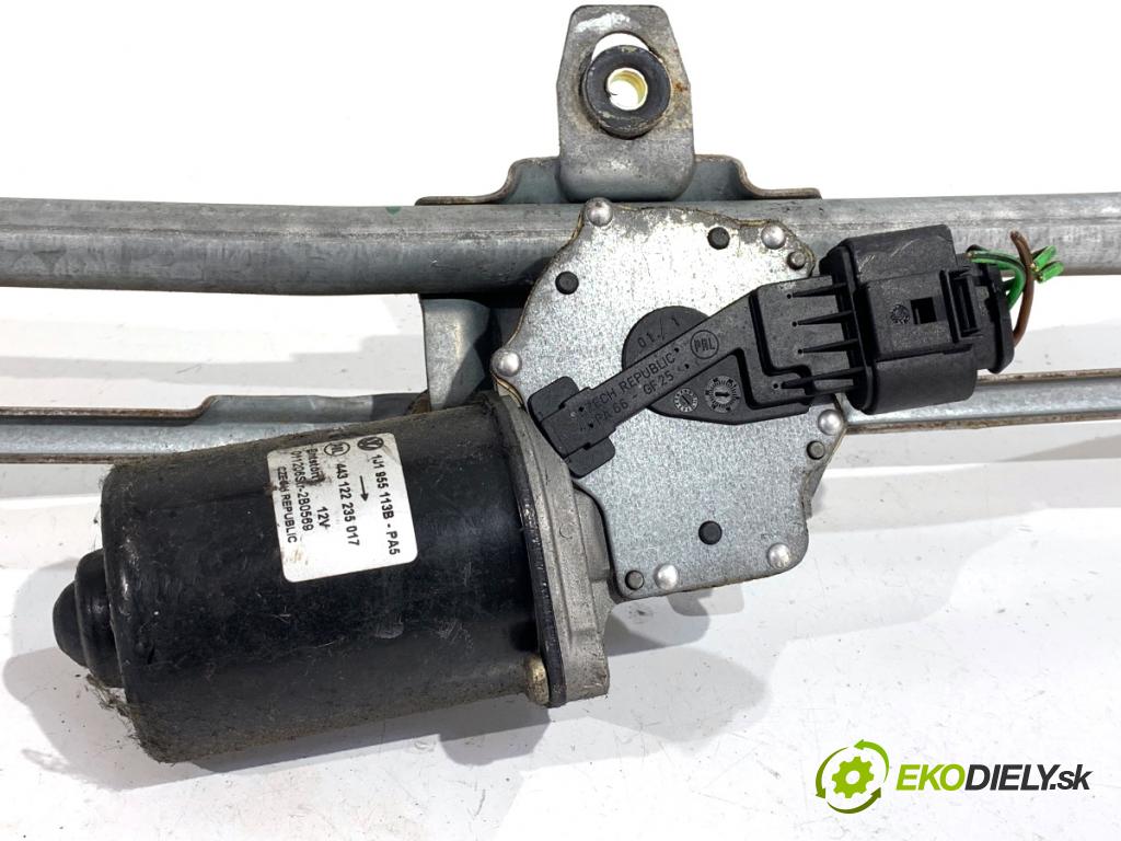 SEAT LEON I liftback 2002 66 kW 1.9 TDI 1896 Mechanizmus stieračov predný 1J1955113B (Motorček stieračov predný)