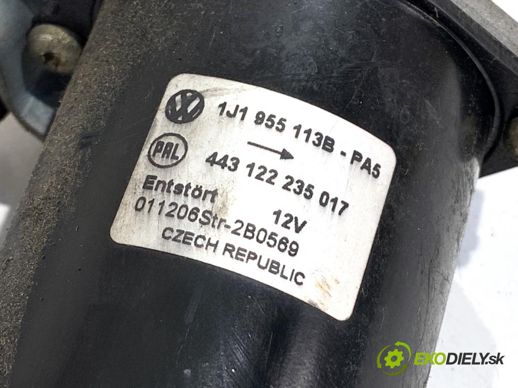 SEAT LEON I liftback 2002 66 kW 1.9 TDI 1896 Mechanizmus stieračov predný 1J1955113B (Motorček stieračov predný)