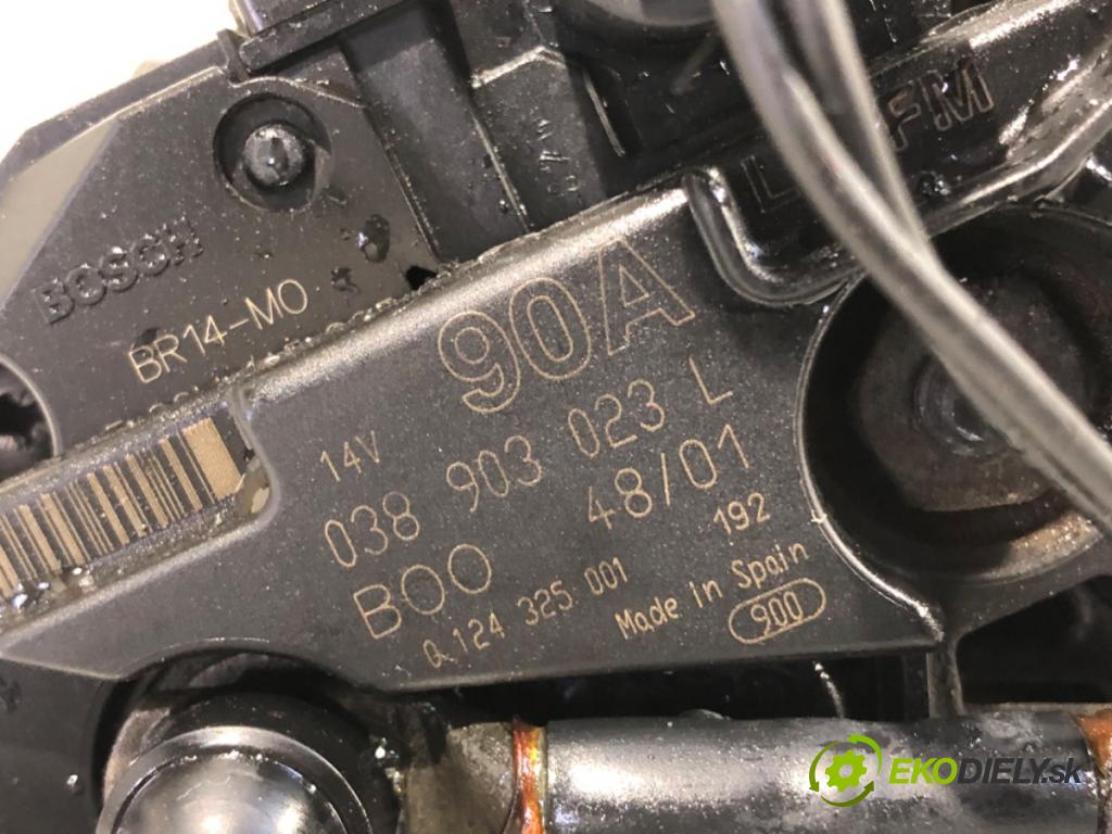 SEAT LEON I liftback 2002 66 kW 1.9 TDI 1896 Alternátor 038903023L (Alternátor)