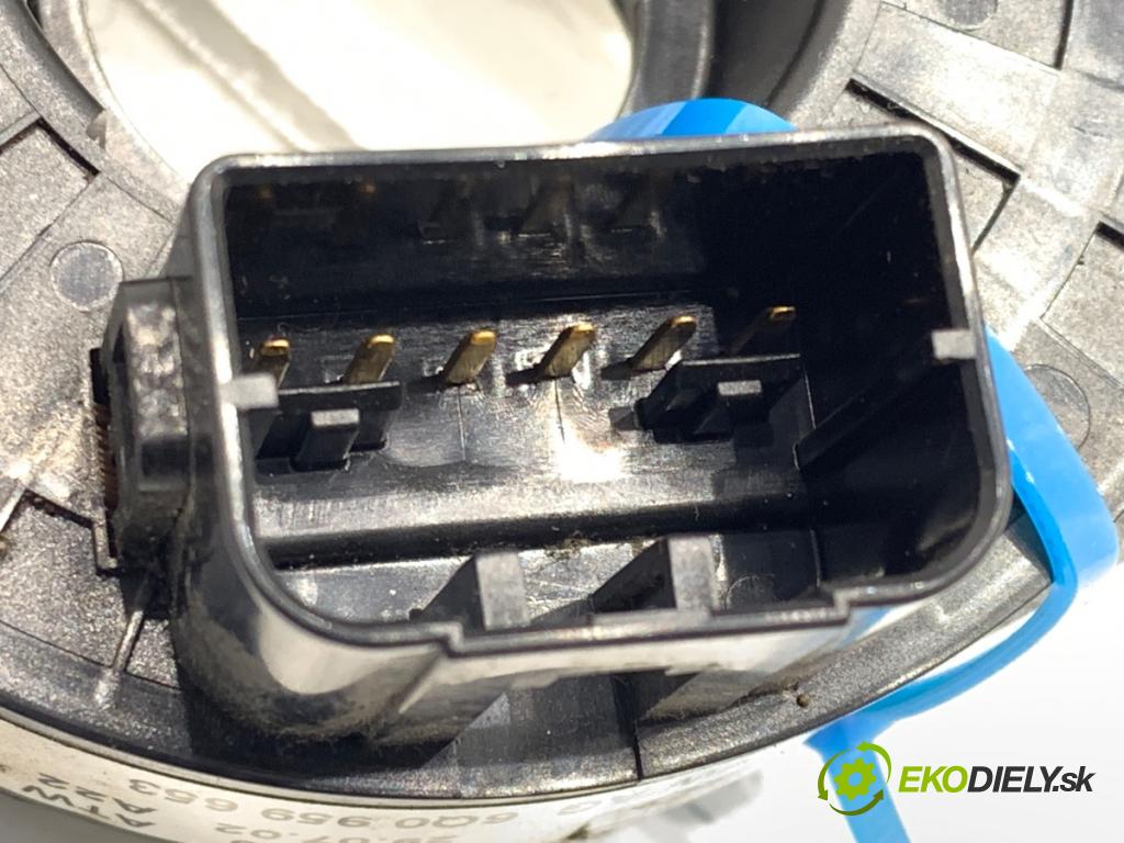 VW POLO IV 9N liftback 2002 55 kW 1.4 TDI 1422 kroužek slimák airbag 6Q0959653 (Airbag)