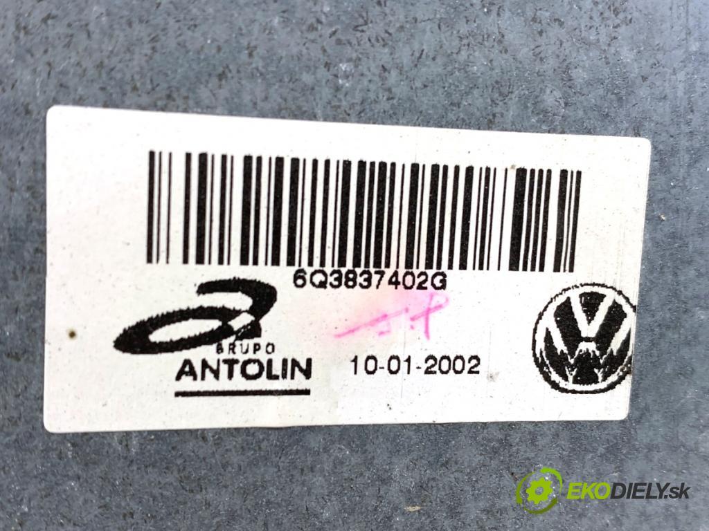 VW POLO IV 9N liftback 2002 55 kW 1.4 TDI 1422 Mechanizmus okna pravy predný