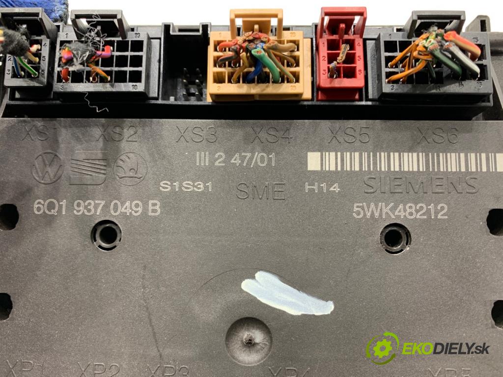 VW POLO IV 9N liftback 2002 55 kW 1.4 TDI 1422 Modul komfortu 6Q1937049B (Modul komfortu)