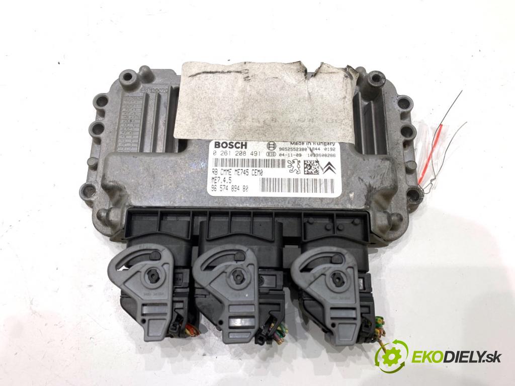 CITROEN C4 I liftback 2004 80 kW 1.6 16V 1587 riadiaca jednotka Motor 9657489480 (Riadiaca jednotka)