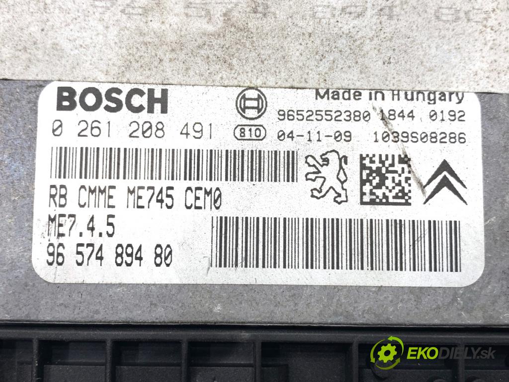 CITROEN C4 I liftback 2004 80 kW 1.6 16V 1587 riadiaca jednotka Motor 9657489480 (Riadiaca jednotka)