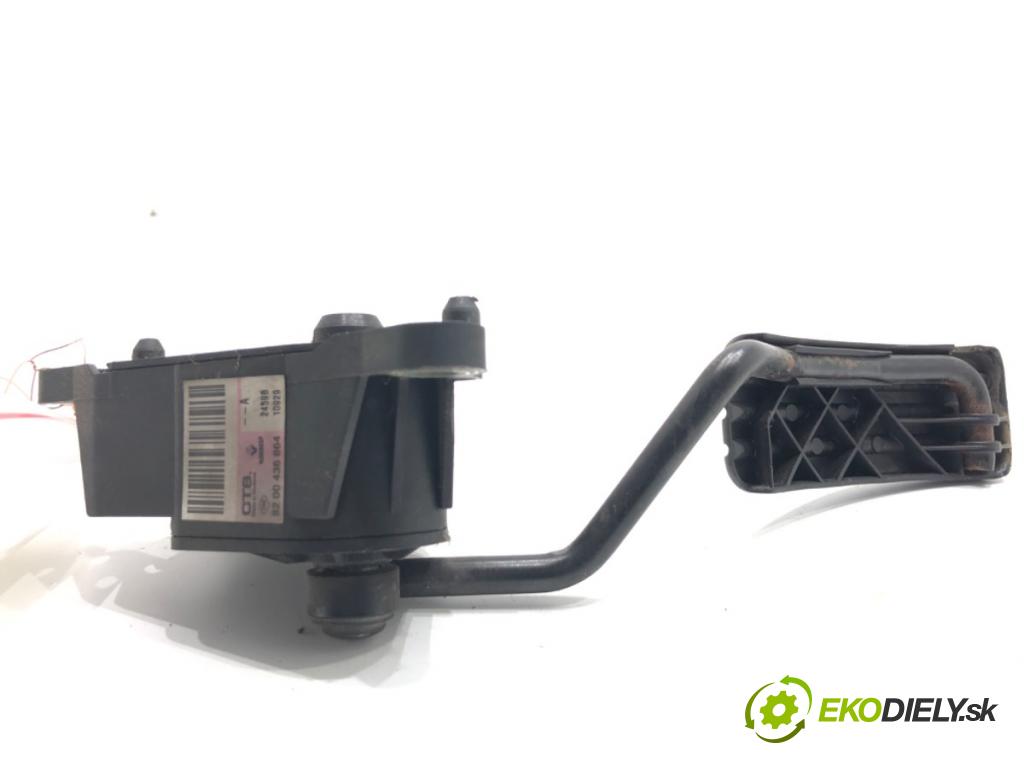 RENAULT KANGOO II nadwozie wielkoprzestrzenne (MPV) 2009 63 kW 1.5 dCi 85 (KW0K, KW0L, KW0B) 1461 Potenciometer plynu 8200436864 (Potenciometer plynového pedálu)