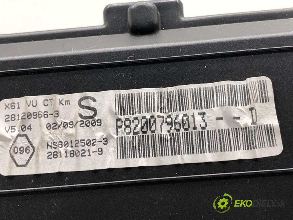 RENAULT KANGOO II nadwozie wielkoprzestrzenne (MPV) 2009 63 kW 1.5 dCi 85 (KW0K, KW0L, KW0B) 1461 Prístrojovka P8200796013 (Prístrojová doska)