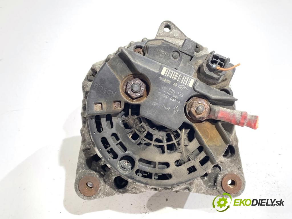 RENAULT KANGOO II nadwozie wielkoprzestrzenne (MPV) 2009 63 kW 1.5 dCi 85 (KW0K, KW0L, KW0B) 1461 Alternátor 8200660034 0124525139 (Alternátor)