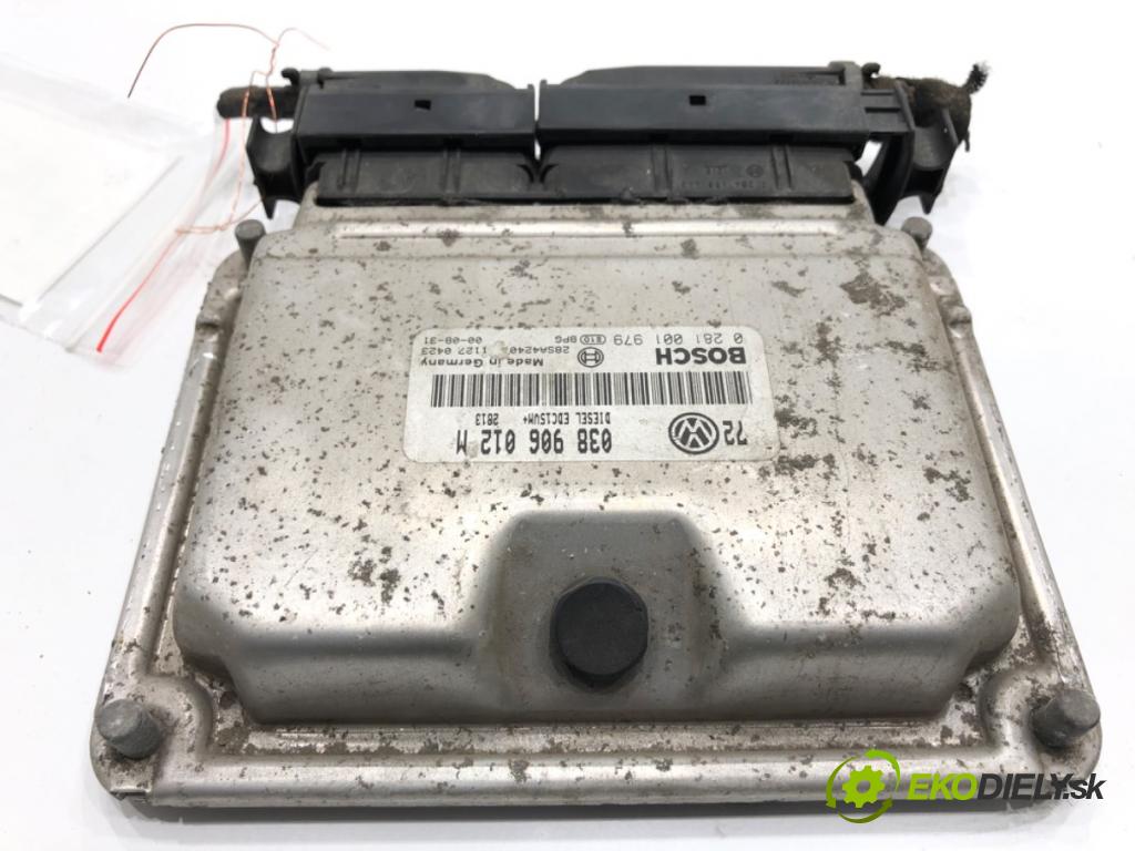 VW GOLF IV liftback 2000 66 kW 1.9 TDI 1896 riadiaca jednotka Motor 038906012M (Riadiaca jednotka)