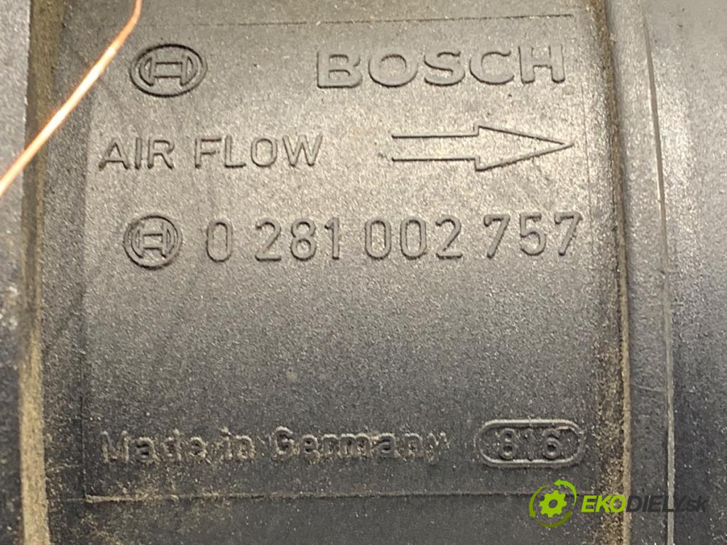 VW GOLF IV liftback 2000 66 kW 1.9 TDI 1896 Váha vzduchu 0281002757 (Váha vzduchu)