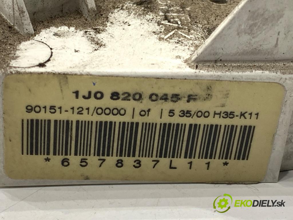 VW GOLF IV liftback 2000 66 kW 1.9 TDI 1896 Panel ovládania kúrenia 1J0820045F (Prepínacie páčky pod volantom)