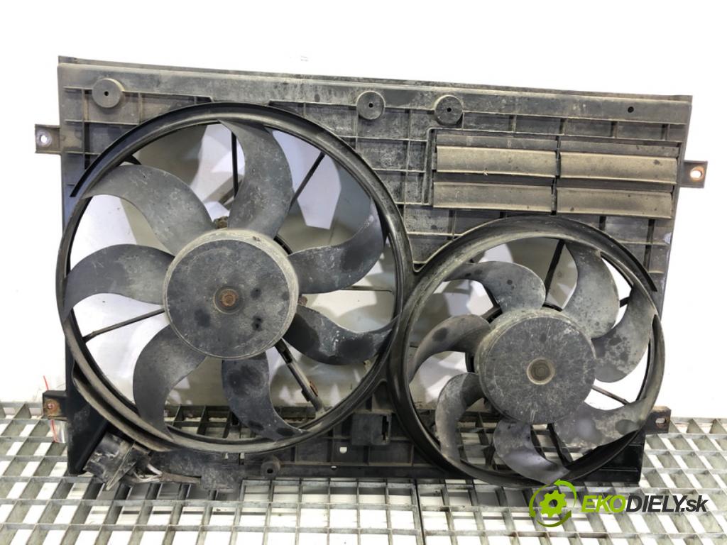 VW PASSAT B6 sedan 2007 125 kW 2.0 TDI 1968 Ventilátor chladiča 1K0121207AA (Ventilátor)