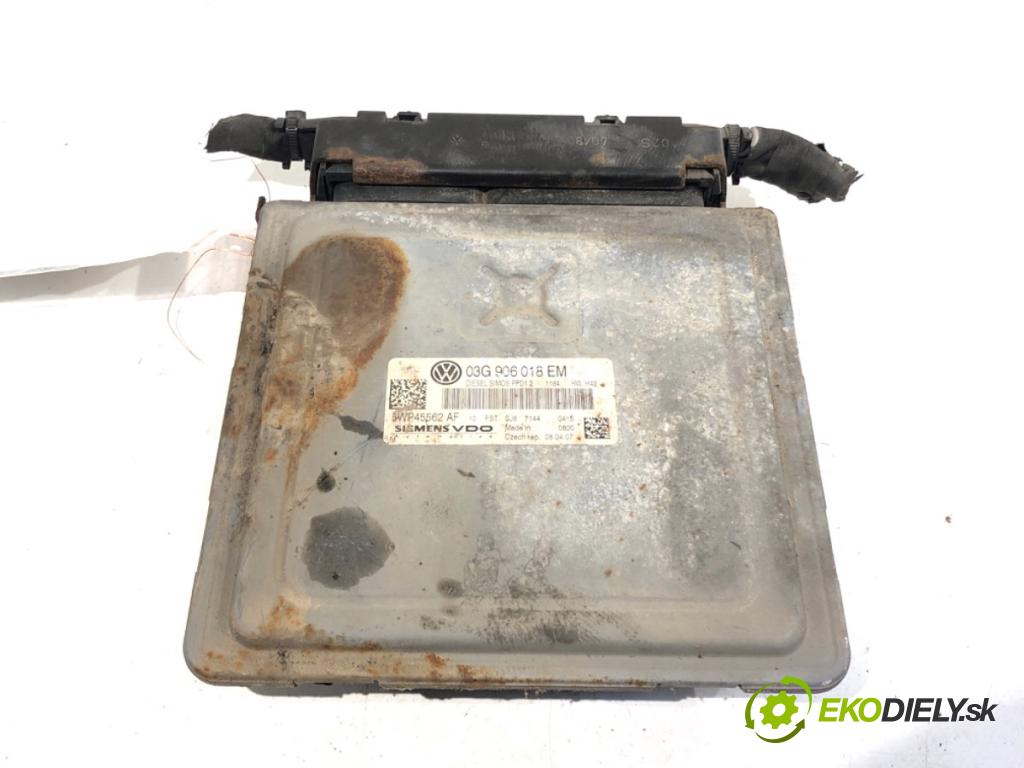 VW PASSAT B6 sedan 2007 125 kW 2.0 TDI 1968 riadiaca jednotka Motor 03G906018EM (Riadiaca jednotka)