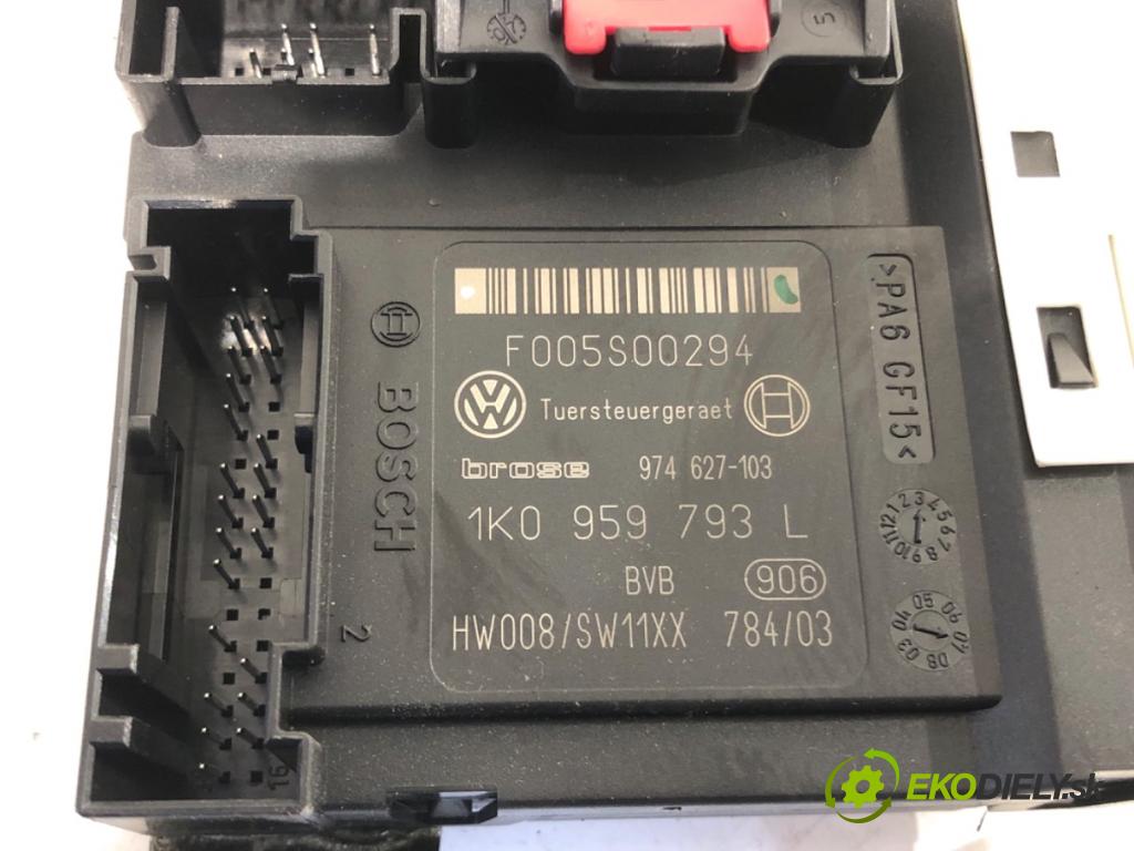 VW PASSAT B6 sedan 2007 125 kW 2.0 TDI 1968 Motor sťahovania okna ľavy predný 1K0959793L