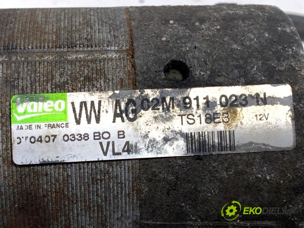 VW PASSAT B6 sedan 2007 125 kW 2.0 TDI 1968 startér 02M911023N (Startér)