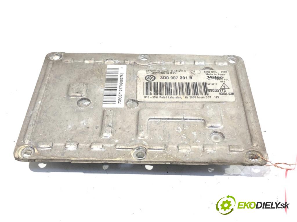 VW PASSAT B6 sedan 2007 125 kW 2.0 TDI 1968 Menič XENON 3D0907391B (Riadiaca jednotka xenónu)