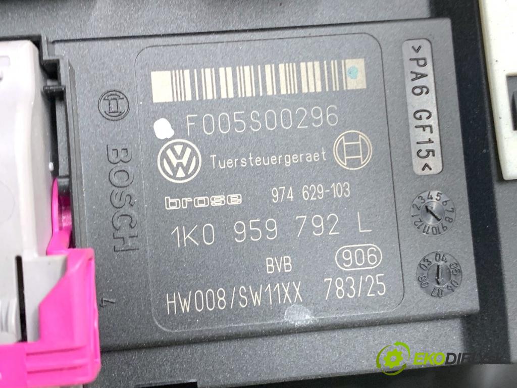 VW PASSAT B6 sedan 2007 125 kW 2.0 TDI 1968 Mechanizmus okna pravy predný 1K0959792L