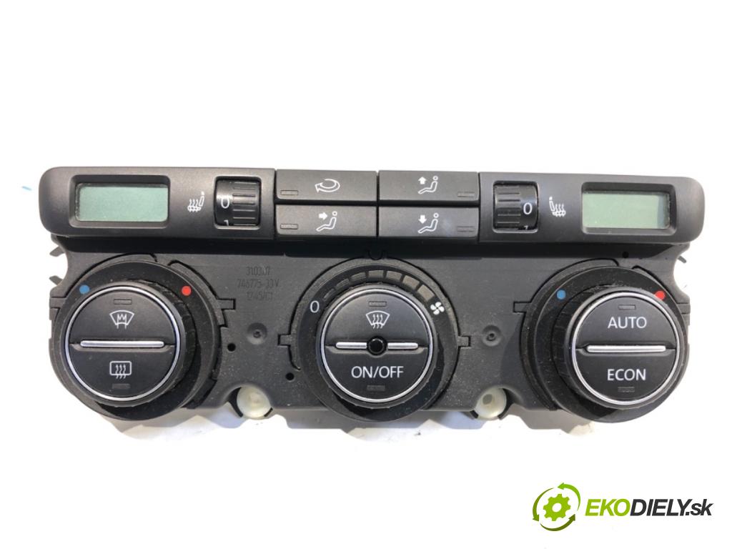 VW PASSAT B6 sedan 2007 125 kW 2.0 TDI 1968 Panel ovládania kúrenia  (Prepínacie páčky pod volantom)