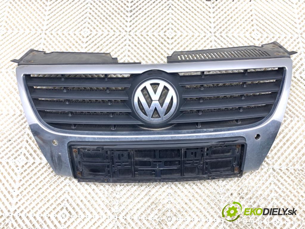VW PASSAT B6 sedan 2007 125 kW 2.0 TDI 1968 mřížka maska 3C0853651AD (Přední mřížka (maska chladiče))