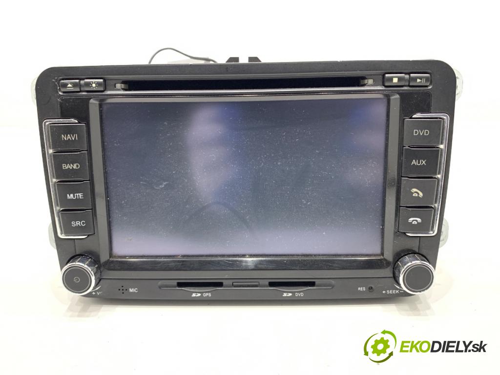 VW GOLF V liftback 2004 103 kW 2.0 TDI 1968 RADIO Navigácia  (Audio zariadenie)