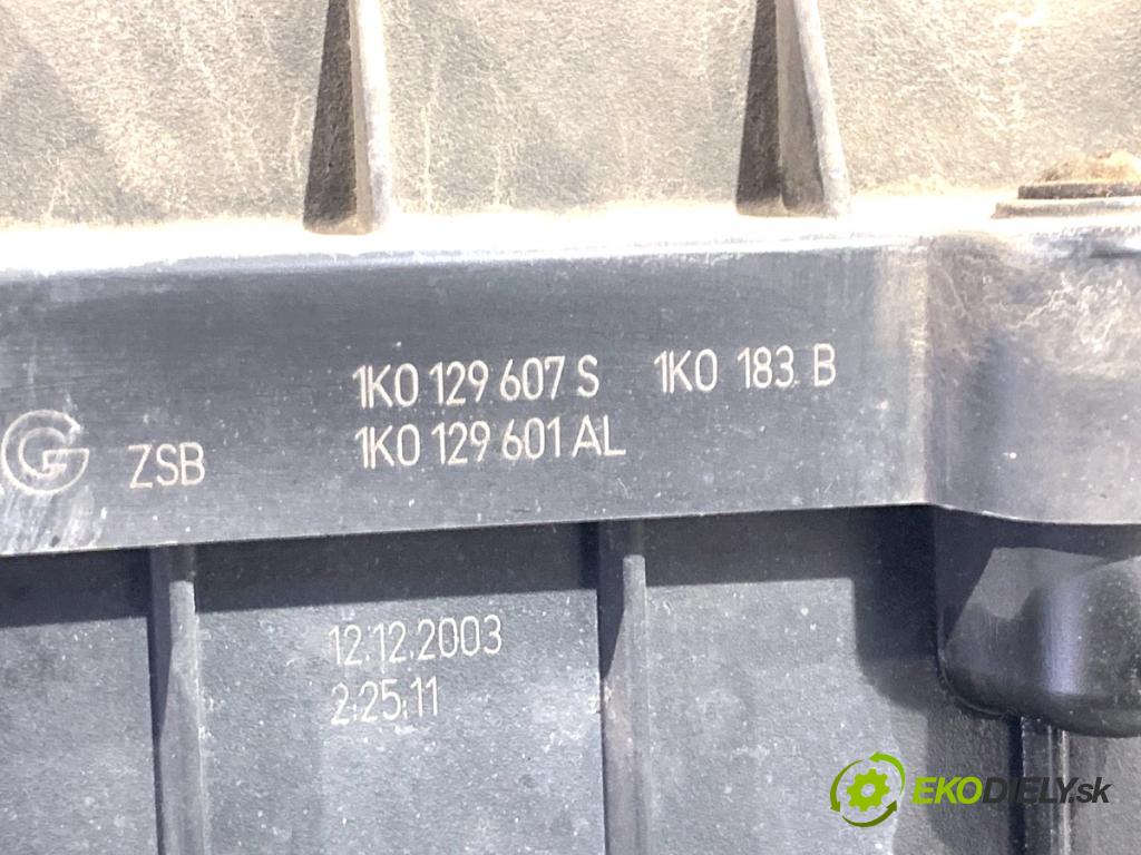 VW GOLF V liftback 2004 103 kW 2.0 TDI 1968 Obal filtra vzduchu 1K0129607S (Obal vzduchového filtra)