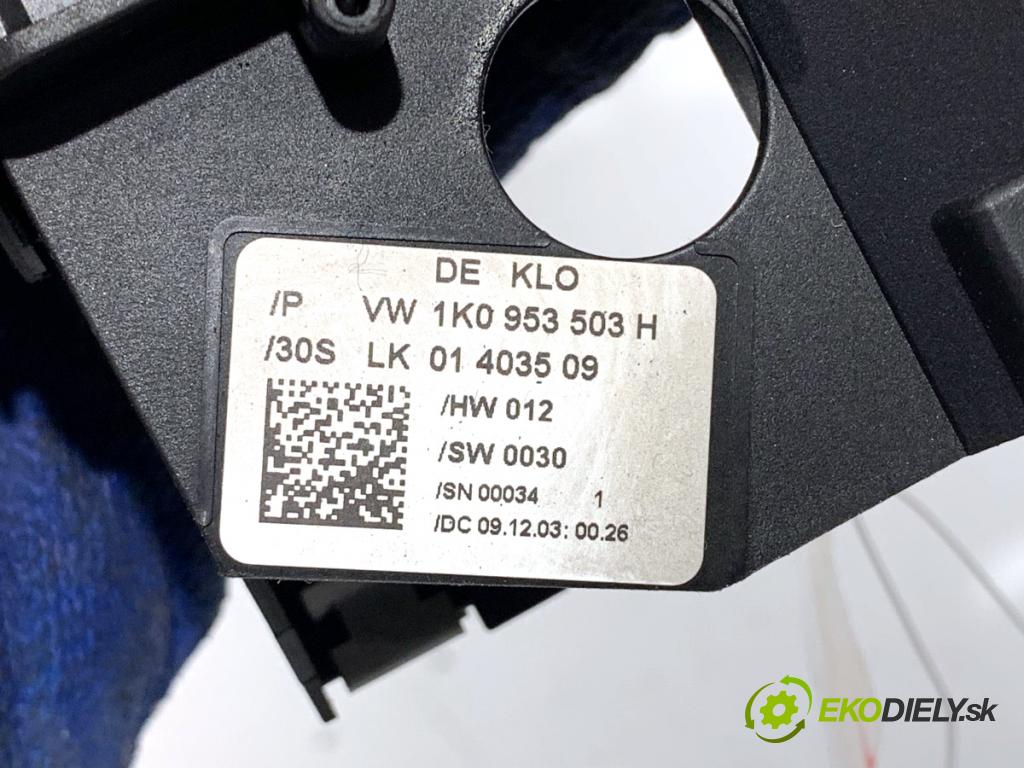 VW GOLF V liftback 2004 103 kW 2.0 TDI 1968 Prepínač kombinovaný 1K0953513A (Prepínacie páčky pod volantom)