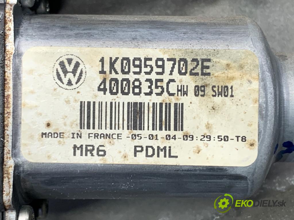 VW GOLF V liftback 2004 103 kW 2.0 TDI 1968 Mechanizmus okna pravy predný 1K0959702E