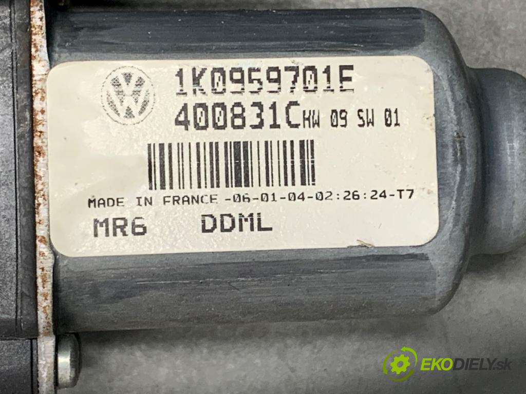 VW GOLF V liftback 2004 103 kW 2.0 TDI 1968 Mechanizmus okna ľavy predný 1K0959701E