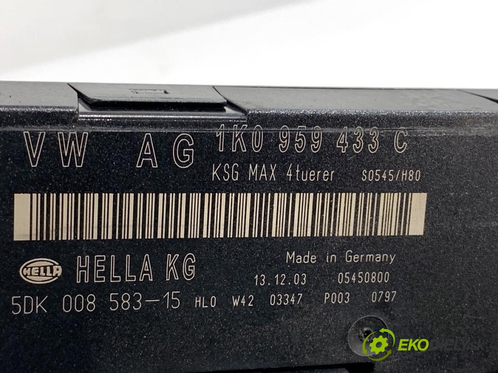 VW GOLF V liftback 2004 103 kW 2.0 TDI 1968 Modul komfortu 1K0959433C (Modul komfortu)