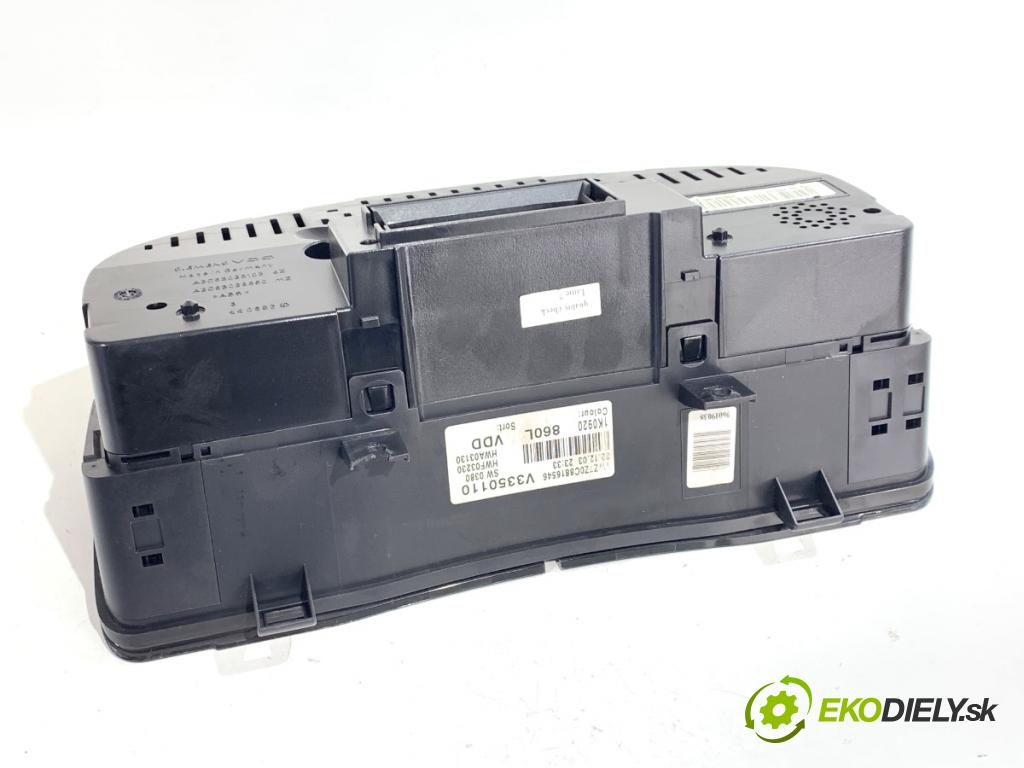 VW GOLF V liftback 2004 103 kW 2.0 TDI 1968 Prístrojovka 1K0920860L (Prístrojová doska)