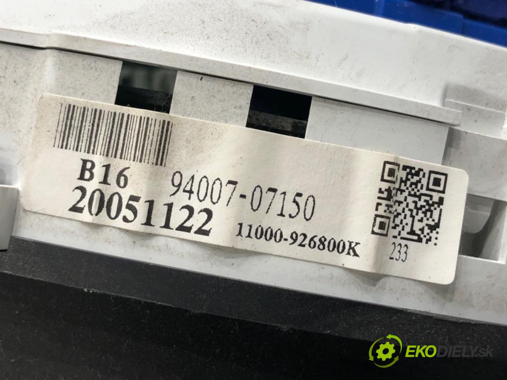 KIA PICANTO I liftback 2006 48 kW 1.1 1086 Prístrojovka 94007-07150 (Prístrojová doska)