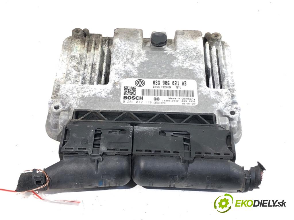 VW PASSAT B6 sedan 2005 103 kW 2.0 TDI 1968 riadiaca jednotka Motor 03G906021AB (Riadiaca jednotka)