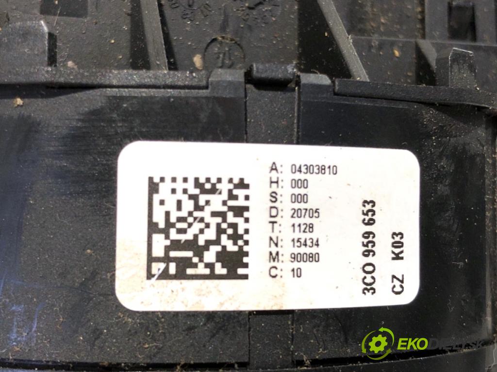 VW PASSAT B6 sedan 2005 103 kW 2.0 TDI 1968 Prepínač kombinovaný 3C0959653 (Prepínacie páčky pod volantom)